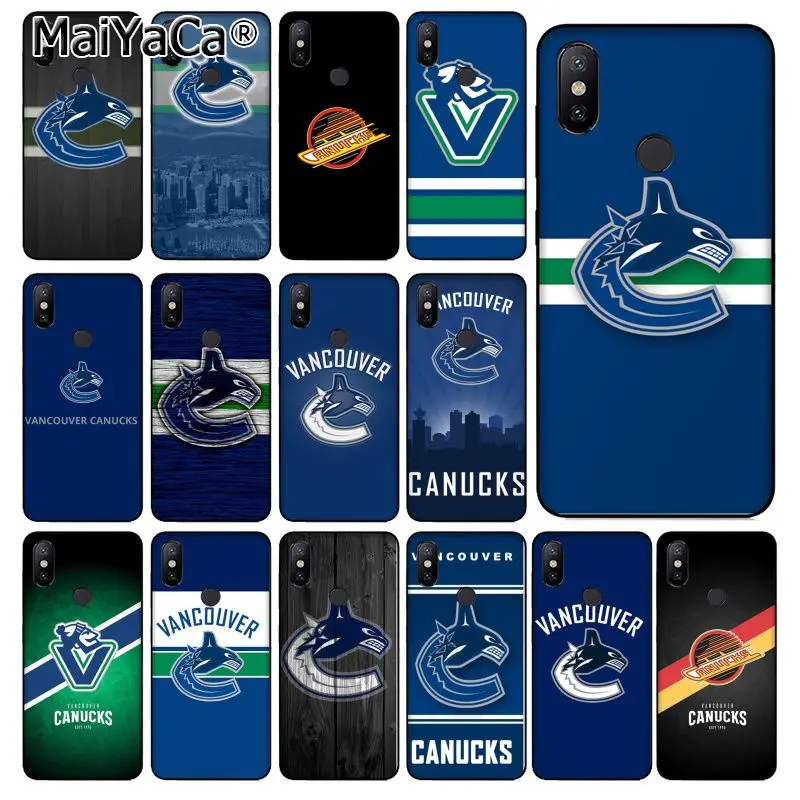 

MaiYaCa Vancouver Canucks High Quality Phone Case for xiaomi mi 6 8 se note2 3 mix2 redmi 5 5plus note 4 5 5 cover