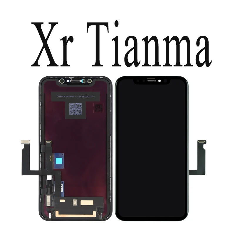 for XR Tianma Для iPhone X lcd XS сенсорный экран без битых пикселей OLED OEM панель в сборе для iPhone XS Max XR ЖК-дисплей Запасная часть - Цвет: for XR Tianma