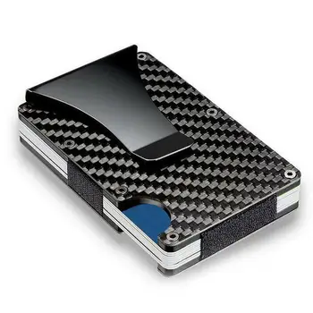 

RFID Blocking Business Credit Card Holder Case Slim Wallet Portable Compact Design Protective Holder Gentleman Gift