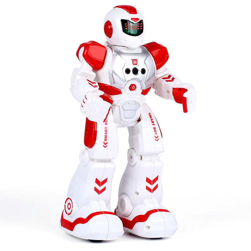 

Douyin Celebrity Style Hot Selling Remote Control Smart Cops Early Education Robot Online Celebrity Product Children Sensing Gif
