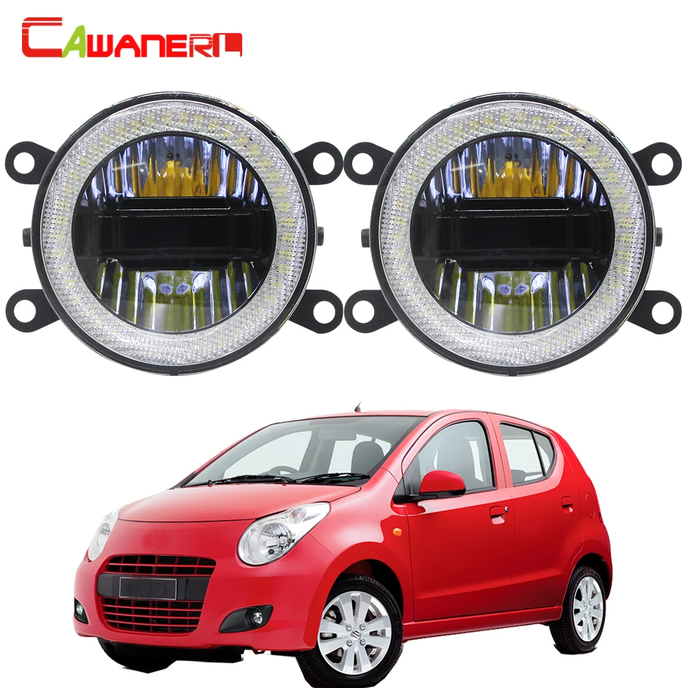 

2 шт., автомобисветодиодный Противотуманные фары Cawanerl, 12 В, для Suzuki Alto V, GF, хэтчбека, 2009-2015, дневные ходовые огни