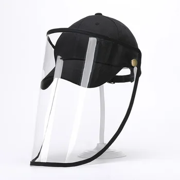 

Mouth Face Mask Windproof Dustproof Hat Full Face Protection Detachable Shield Screen Mask Anti-Dust Fisherman Cap