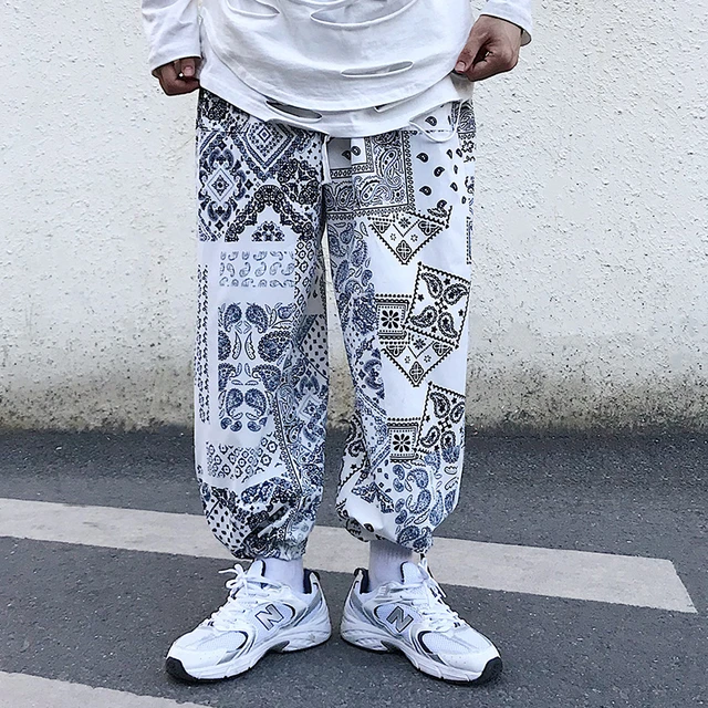 Pantalones Bombachos Moda Hip Hop Para Hombre Pantalón De Chándal