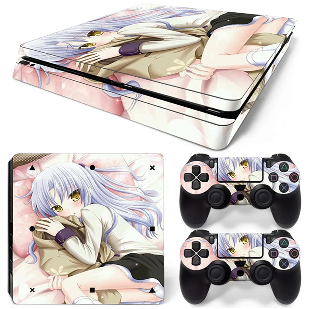 Стикер для PS4 Slim Skin Виниловая наклейка консоли SLIM и 2 контроллера Skins|Наклейки| |