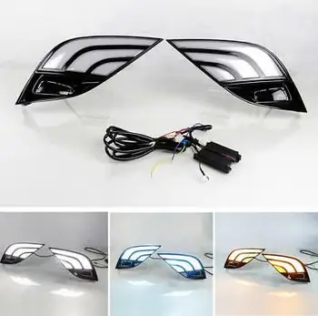 

3 Color LED Fog light DRL Daytime Running Light for Toyota Camry SE XSE 18 - 19