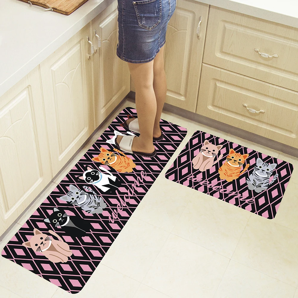 Hot Long Kitchen Mat Bath Carpet Floor Mat Home Entrance Doormat Modern Kitchen Rug Tapete Absorbent Bedroom Floor Mats - Цвет: 22