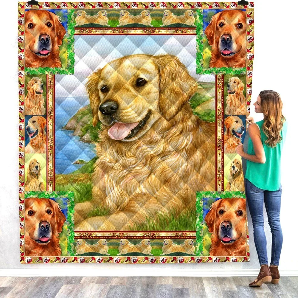 Summer-Dog-Print-Quilt-Kids-School-Adults-Bed-Soft-Warm-Thin-Blanket-Cotton-Quilt-King-Size (2)
