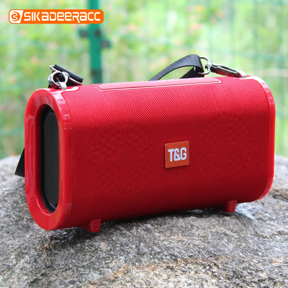 

Bluetooth Speaker 10W Power Mini Portable Outdoor HIFI Bass Subwoofer Lanyard TF Card FM Radio USB HD Mic Hands-free Sound Box