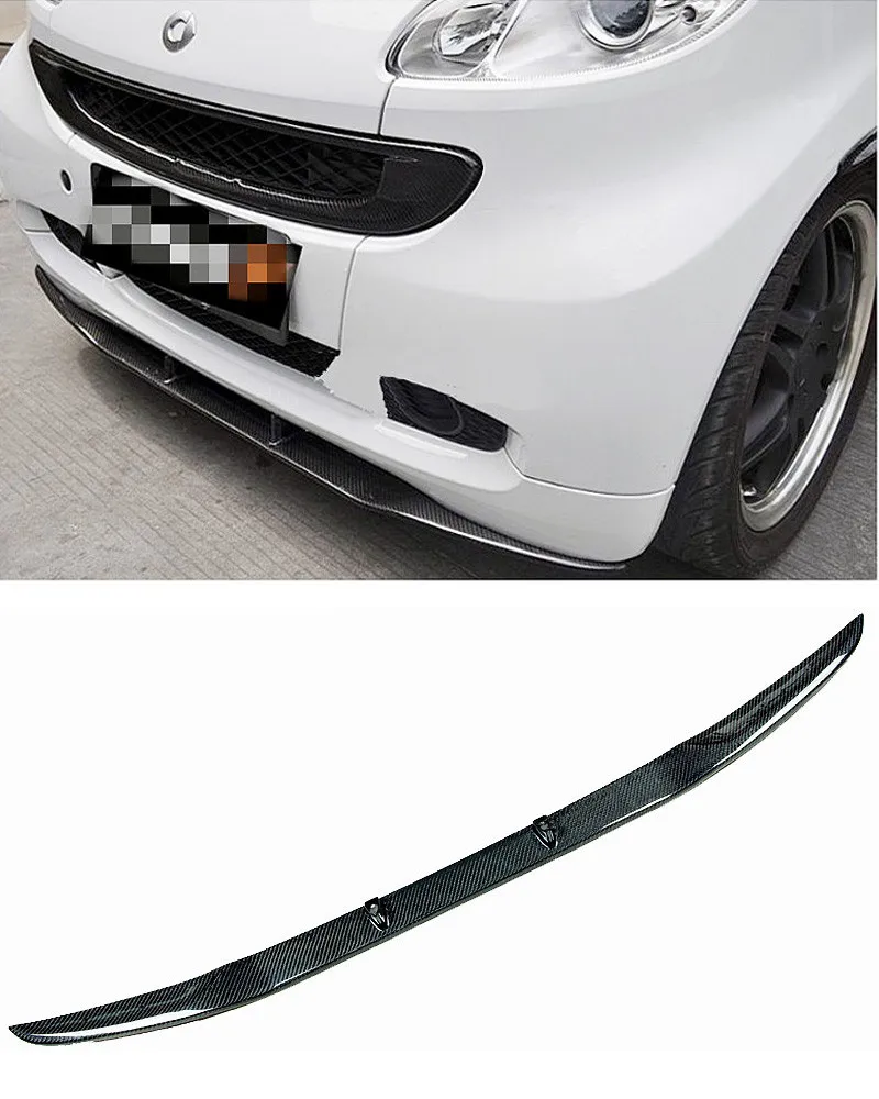 Real Carbon Fiber Front Bumper spoiler Protector Trim For MERCEDES BENZ