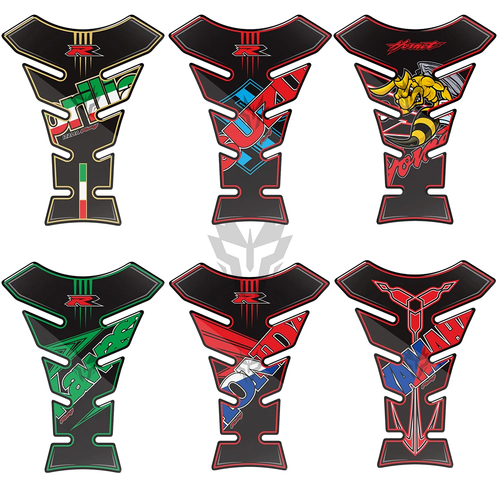 3D Universal Motorcycle Tank Pad Protector Sticker Case for Aprilia Yamaha Kawasaki Suzuki Honda Hornet | Автомобили и мотоциклы