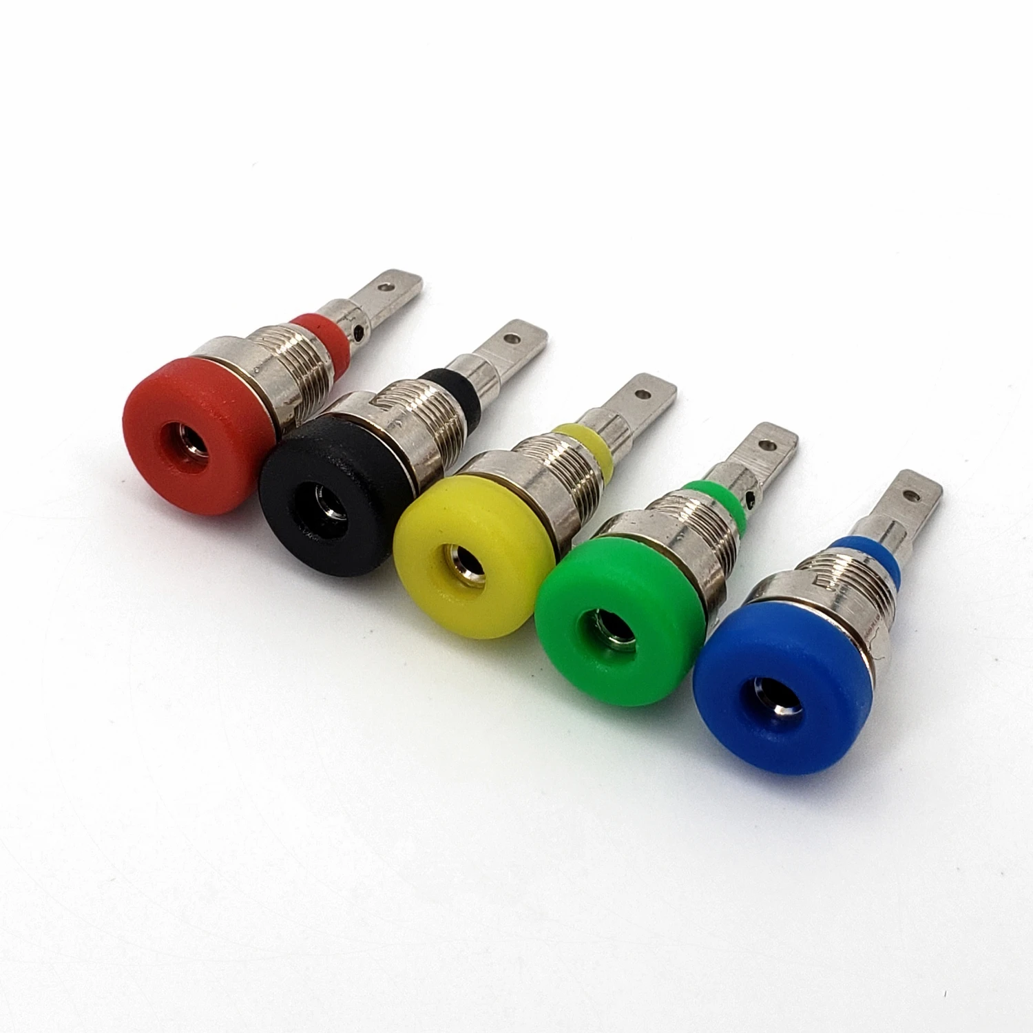 10 шт латунь 5 цветов 2 мм женский разъем Панельное крепление тестовый разъем|panel