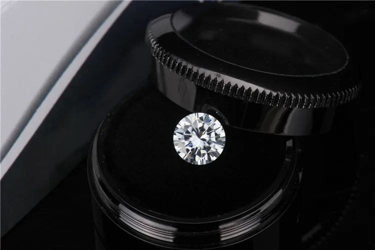 Inbeaut Муассанит кольцо классический 0,3 Ct 925 серебро г алмазов Цвет соответствует критериям бриллиантовой огранки сверкающими Свадьба муассанитов кольца