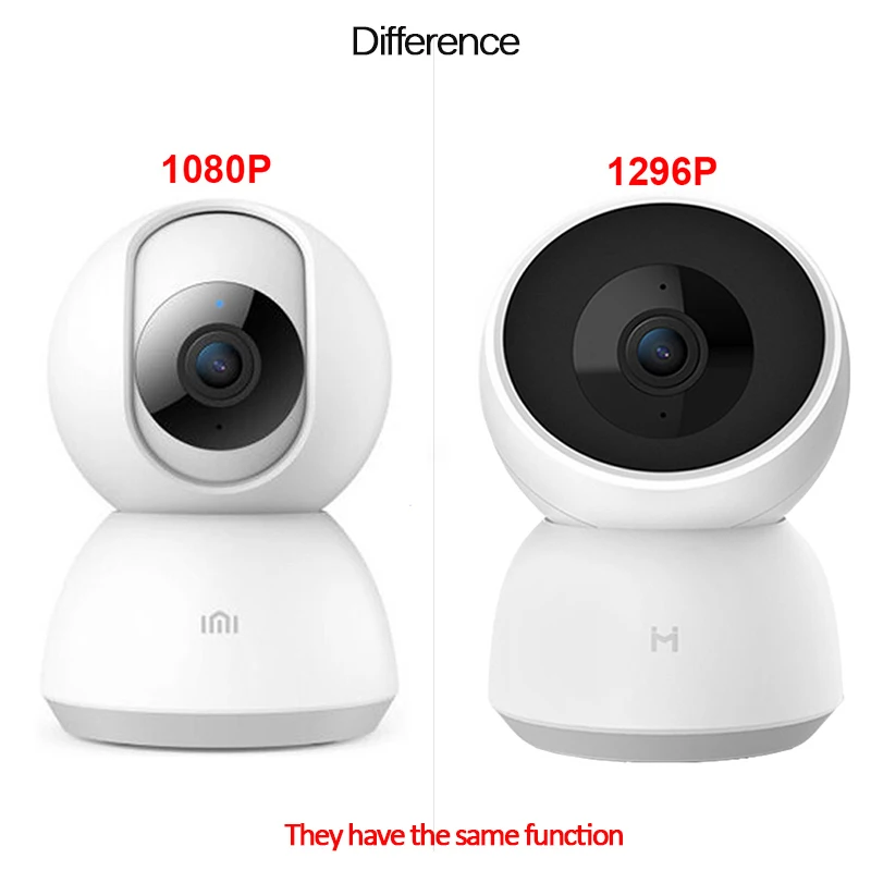 Smart Home 2K Camera 1296P 1080P HD 360 Angle WIFI Infrared Night Vision Video IP camera Baby Security Monitor Work With Mi Home