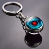 Helix Nebula Planet Keychain The Andromeda Galaxy Art Picture Glass Ball Pendent Keychain Star Keyring Astronomy Gift ► Photo 2/6
