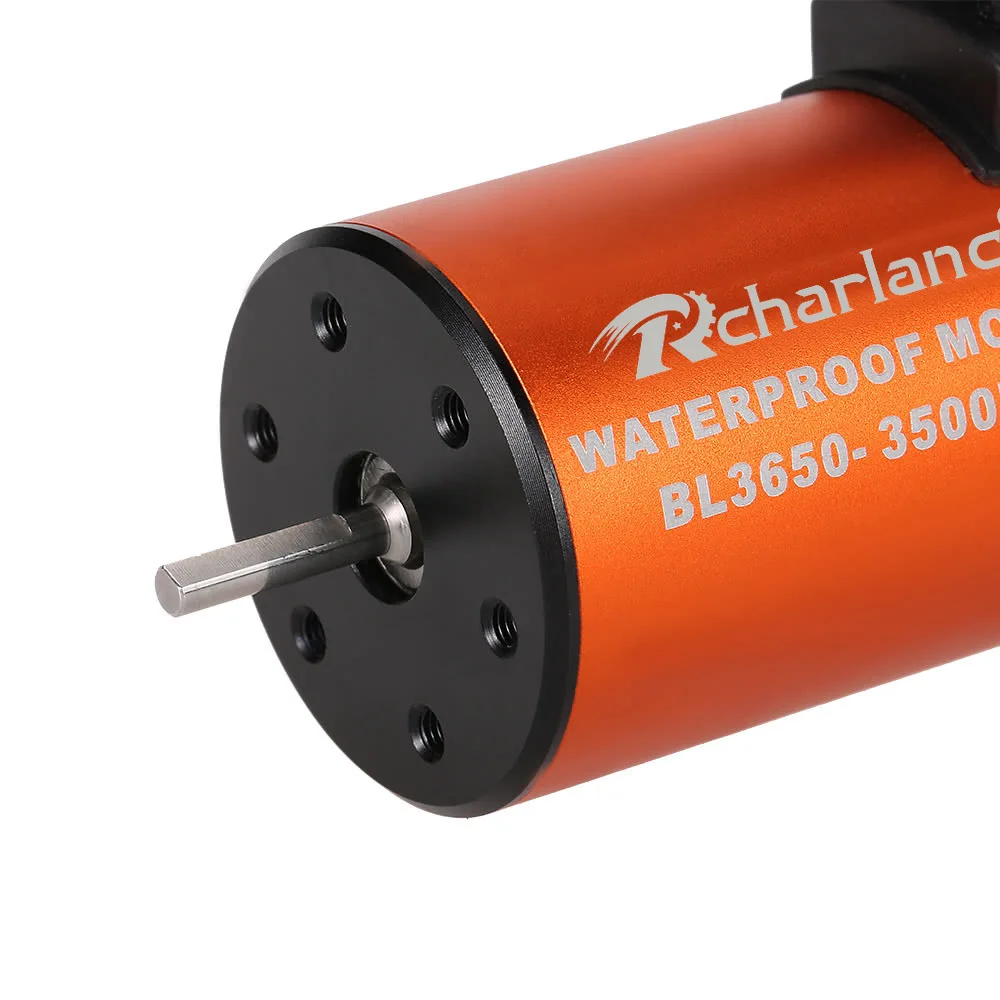 Rcharlance модель автомобиля 3650 3500/3900/4300kv водонепроницаемый бесщеточный двигатель оранжевый синий выбор