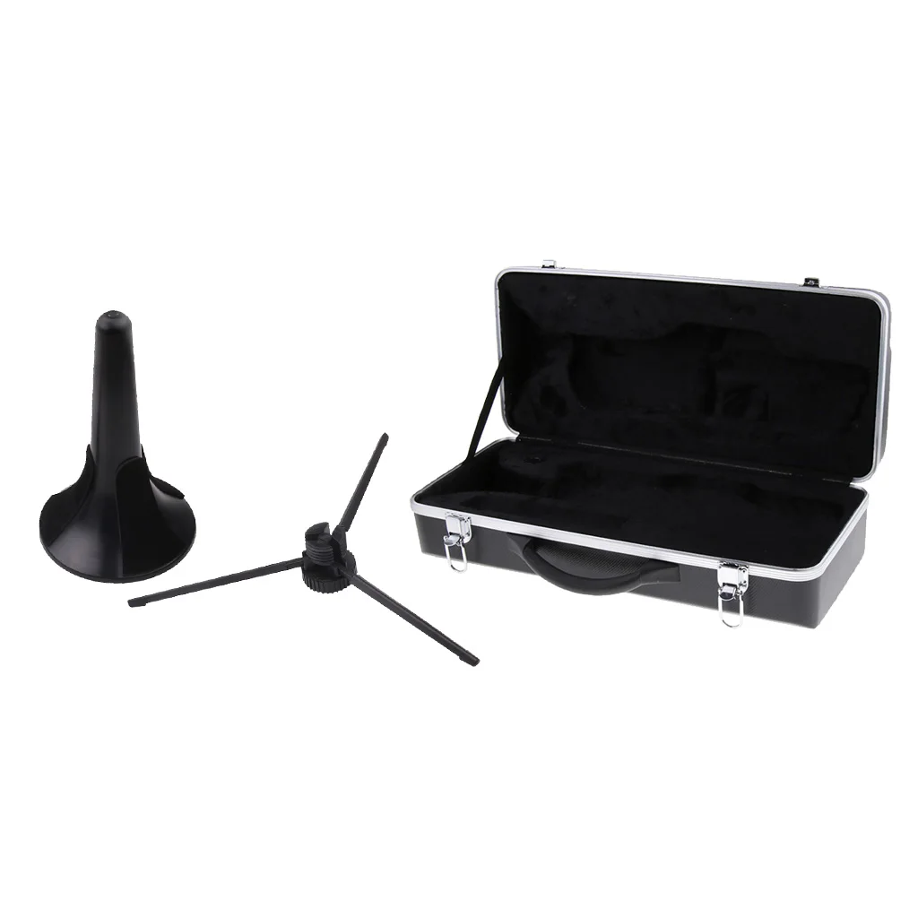 

Shockproof Bb Trumpet Case Padded Gig Bag with Stand for Trumpet Parts
