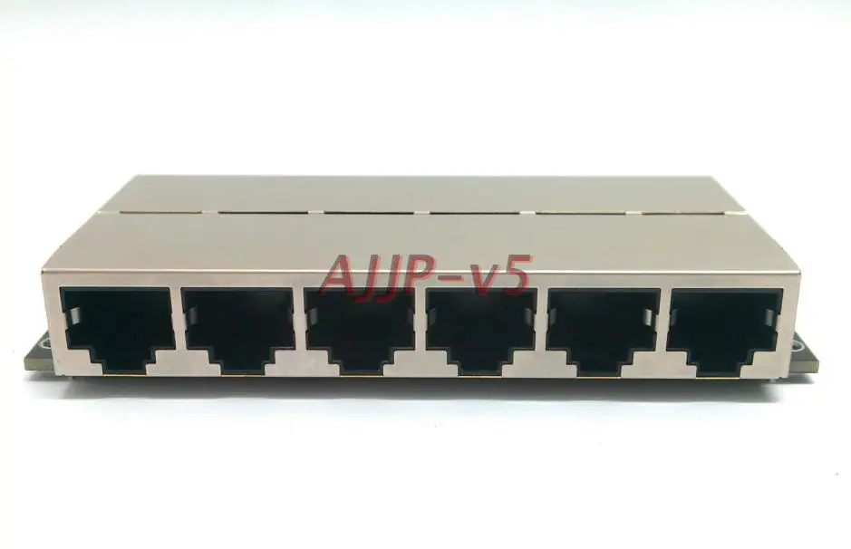 Сетевой кабель Rj45 прямой разъем сетевой порт плата адаптера 6 сетевой кабель многоходовой док-модуль 6 разъемов