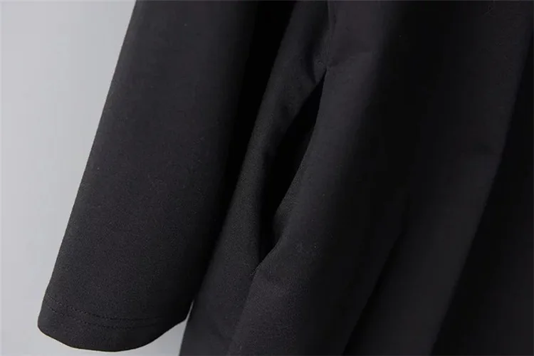 Черная толстовка размера плюс 5XL, женская весенняя осенняя флисовая толстовка из хлопка контрастного цвета с карманом, повседневная одежда с длинным рукавом