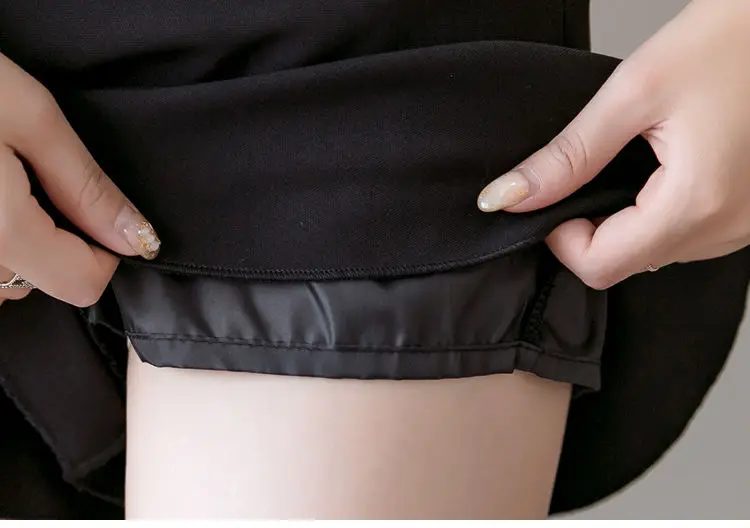 S-2XL, женские одноцветные шорты, милые шорты для молодых девушек, высокая талия, оборки, подол, широкие шорты для женщин, лето, AQ823