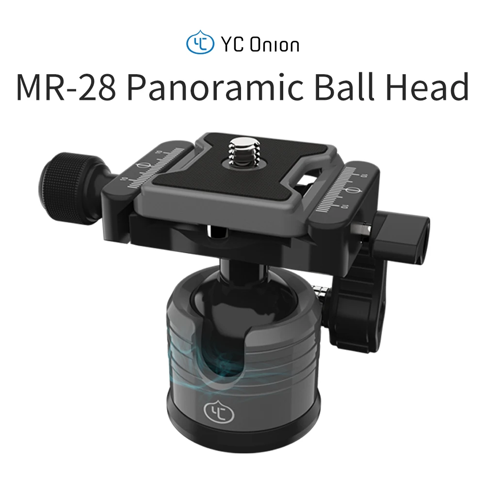 YC Onion Mushroom 28 Ball Head with Quick Release Camera Tripod Mount