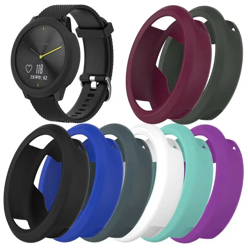 Силиконовый защитный чехол для Garmin Vivomove HR Sports Watch 23GE|Ремешки часов| |