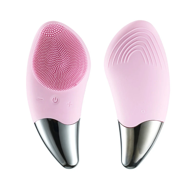 New rechargeable silica gel cleanser electric wash washer mini waterproof ultrasonic pore cleaner | Красота и здоровье
