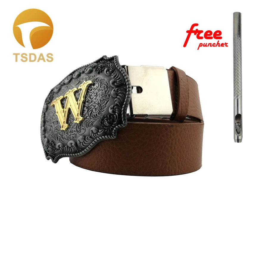 Мужская металлическая пряжка для ремня с большими буквами 11 стилей|Пряжки и