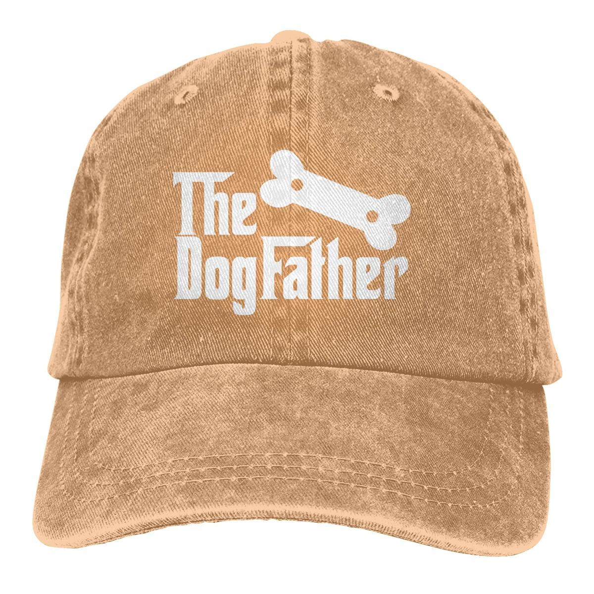 Крестный отец Casquette черный унисекс Мужские Женские джинсовые бейсболка с ремешком кепки Регулируемый Гольф папа шляпа - Цвет: Хаки