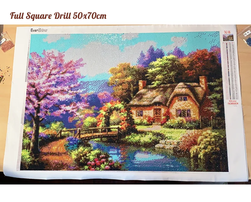 Evershine Diamond Painting Landscape 5D DIY Full Square Drill Embroidery Scenery Mosaic Picture Of Rhinestone Home Decor