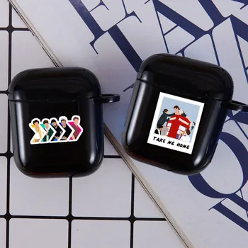 

History One Direction Harry Styles Earphone Case for Apple AirPods 2 1 Black Protective Accessories Charging Box Cover Coque