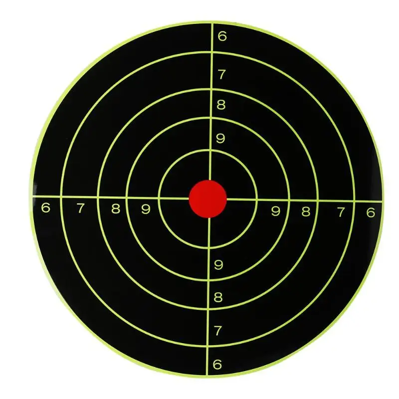 10 палочки 12-дюймовый клей съемки наклейки мишень Training цель бумаги