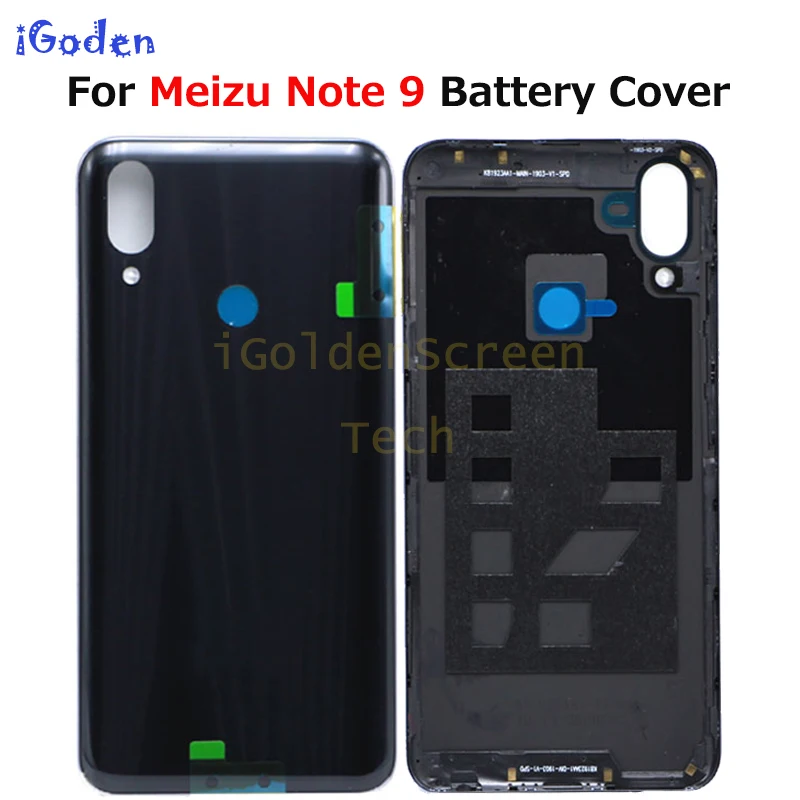 Для meizu note 9 задняя крышка корпуса батареи чехол батарея задняя крышка двери запасная часть для meizu note 9 задняя крышка корпуса