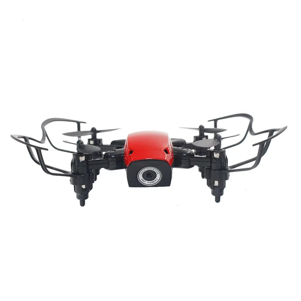 S9W Wi-Fi FPV складной мини Радиоуправляемый Дрон с камерой 0.3MP удержание высоты 3D переворачивает Безголовый режим приложение управление вертолет самолет