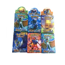 Takara Tomy Pokemon 33 шт. GX EX MEGA Flash Card Меч Щит Солнце Луна Коллекционная карта подарок детская игрушка