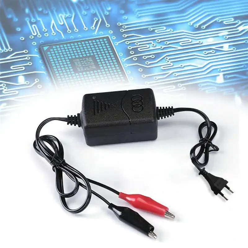 Штепсельная Вилка европейского стандарта 12V Фирменная Новинка и высокое качество Автомобиль Грузовик Мотоцикл Смарт Батарея Зарядное устройство
