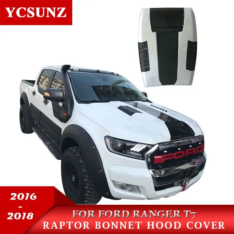  Bonnet Scoop Hood For Ford Ranger T7 2019 Wildtrack For Ford Endeavour Everest 2016 2017 2018 2019 