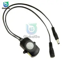 Détecteur de mouvement interrupteur de lumière cc 5-24V 5A PIR détecteur de mouvement détecteur de mouvement cc interrupteur automatique pour LED bande lumineuse