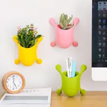 Офисные креативные цветочные горшки, настенные оконные вазы, настольные держатели для ручек, простые офисные украшения