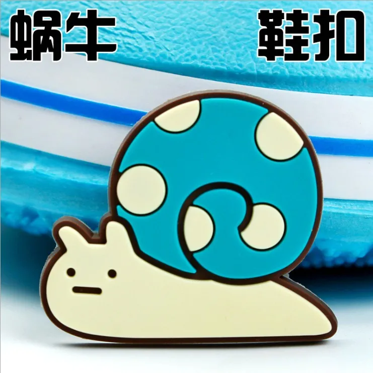 24 Япония Sumikkogurashi обувь цветок крест ПВХ пляжная обувь аксессуары отверстие обувь Пряжка JIbiz подарок для детей - Цвет: 24