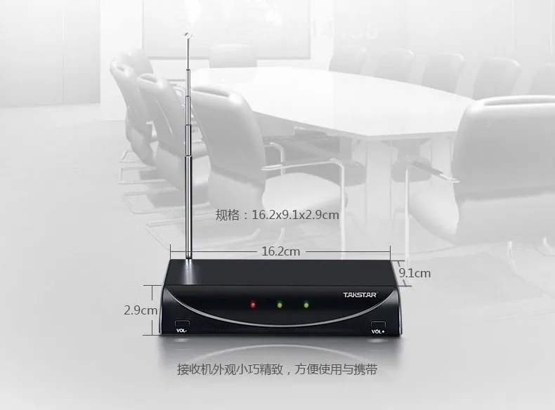 Takstar MS-208W Настольный беспроводной микрофон для церковной конференции, концертный конденсаторный микрофон