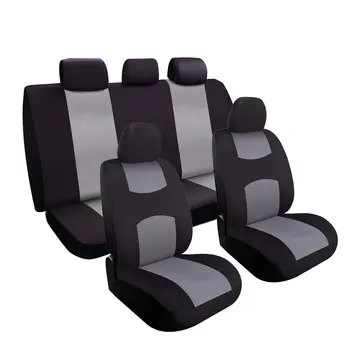 

1 Set Charcoal Car Seat Covers Universal for Sedan SUV Truck Split Bench Seat Cover Accessories Car Seat Protectors Car-styling