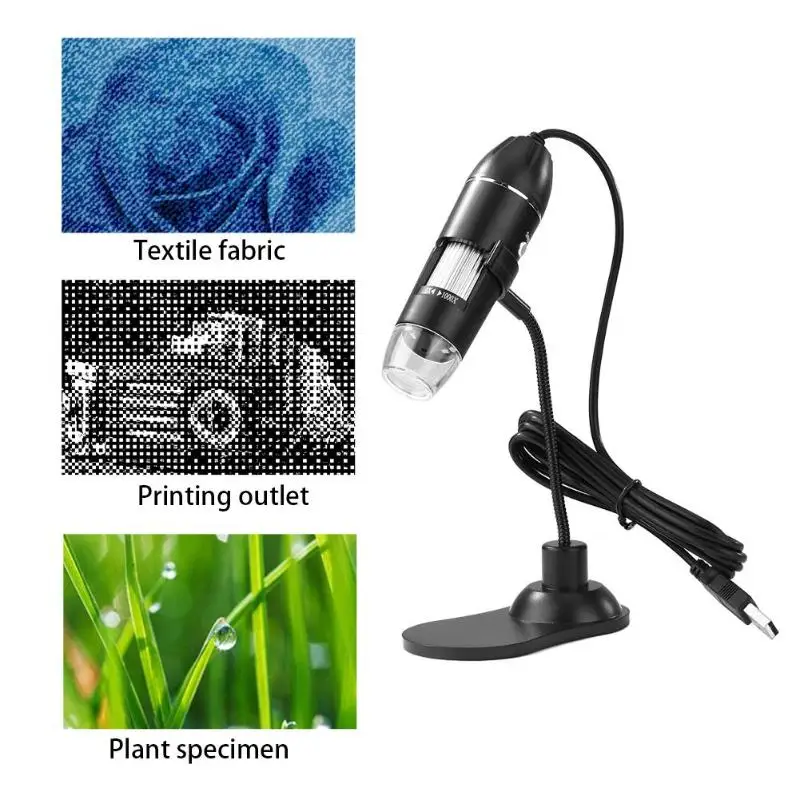 Портативный светодиодный цифровой микроскоп отличные IC и электронные компоненты камера USB 2,0 эндоскоп Лупа с металлической подставкой