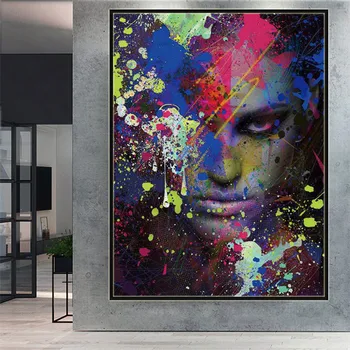 

Canvas Painting Wall Art Picture Modern Style Lady Colorful Women Home Decor Print Decorations for living room