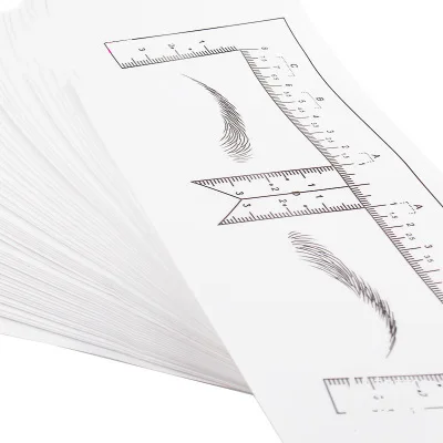 ʺڸ ο 50pcs ݿ  ġ   microblading eyebrow ǥ   