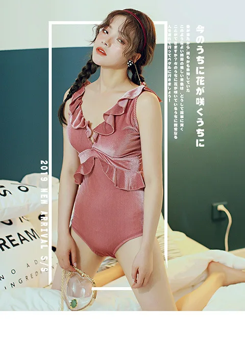 

New Style One-piece Two-Piece Set Spa Resort Outdoor Bikini Bathing Suit Women's Sexy Fashion Conservative High-waisted