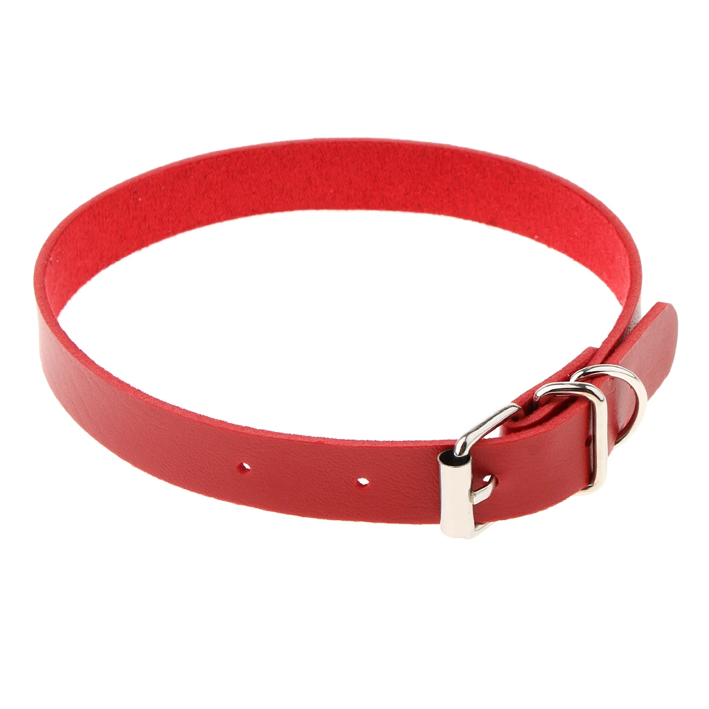 Fashionable Chic Punk Women Lady PU Leather Buckle Belt Choker Chain Charm Collar Necklace Bracelet