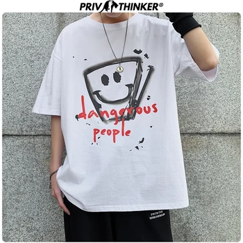 

Privathinker 2020 Men Printing Hip Hop Tshirts Men Fashion O-Neck White T-Shirts Male Street-style Tshirt Tees Clothing Summer