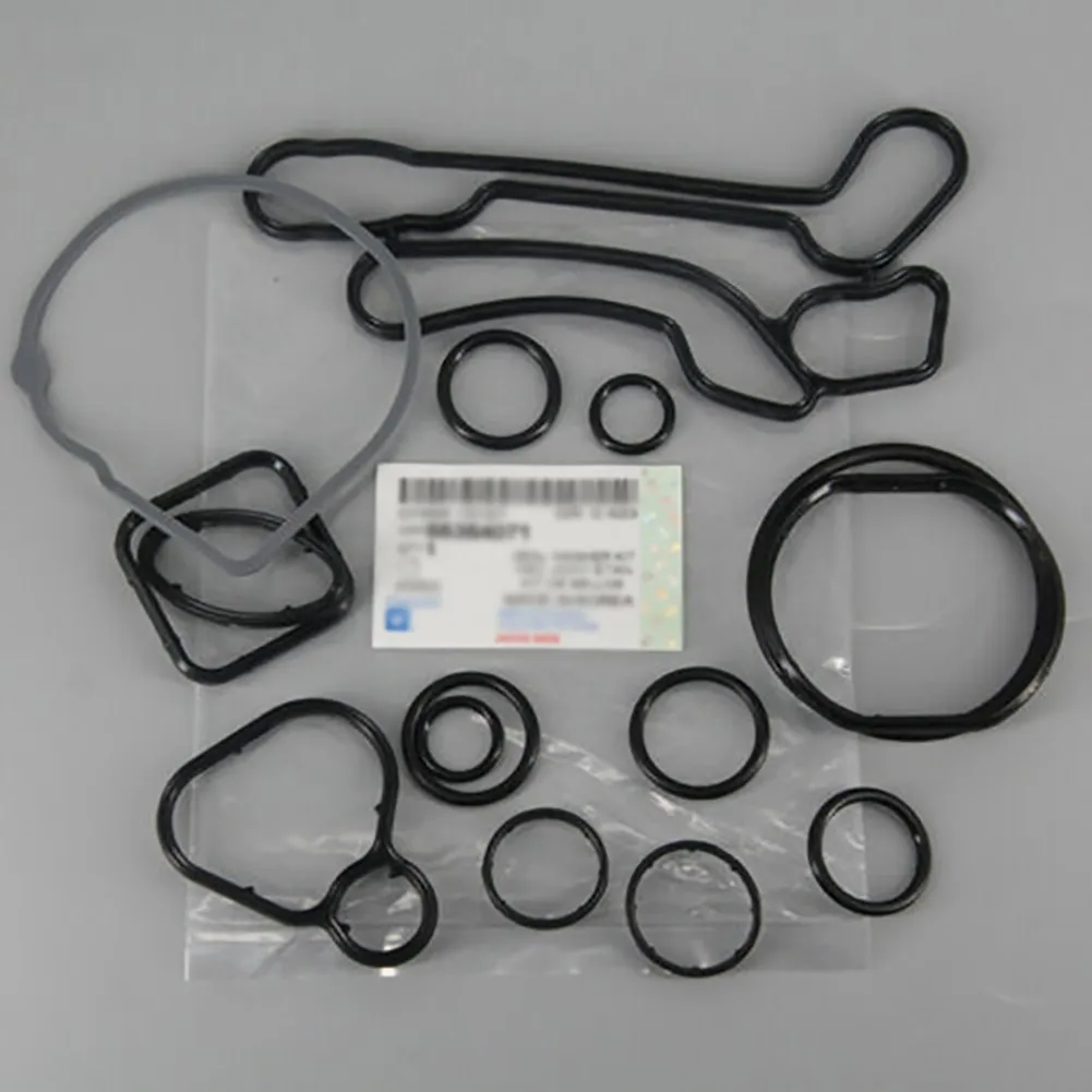 

93186324 55354071 For Chevrolet Cruze Aveo Engine Oil Cooler Gasket Seal Suit Oil Radiator Repair Kit Car Accessories