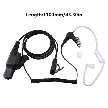 

For Motorola XTS3000 Walkie-talkie Headset Throat Mic Vacuum Sound Transmission CS Headset Extendable Throat Microphone