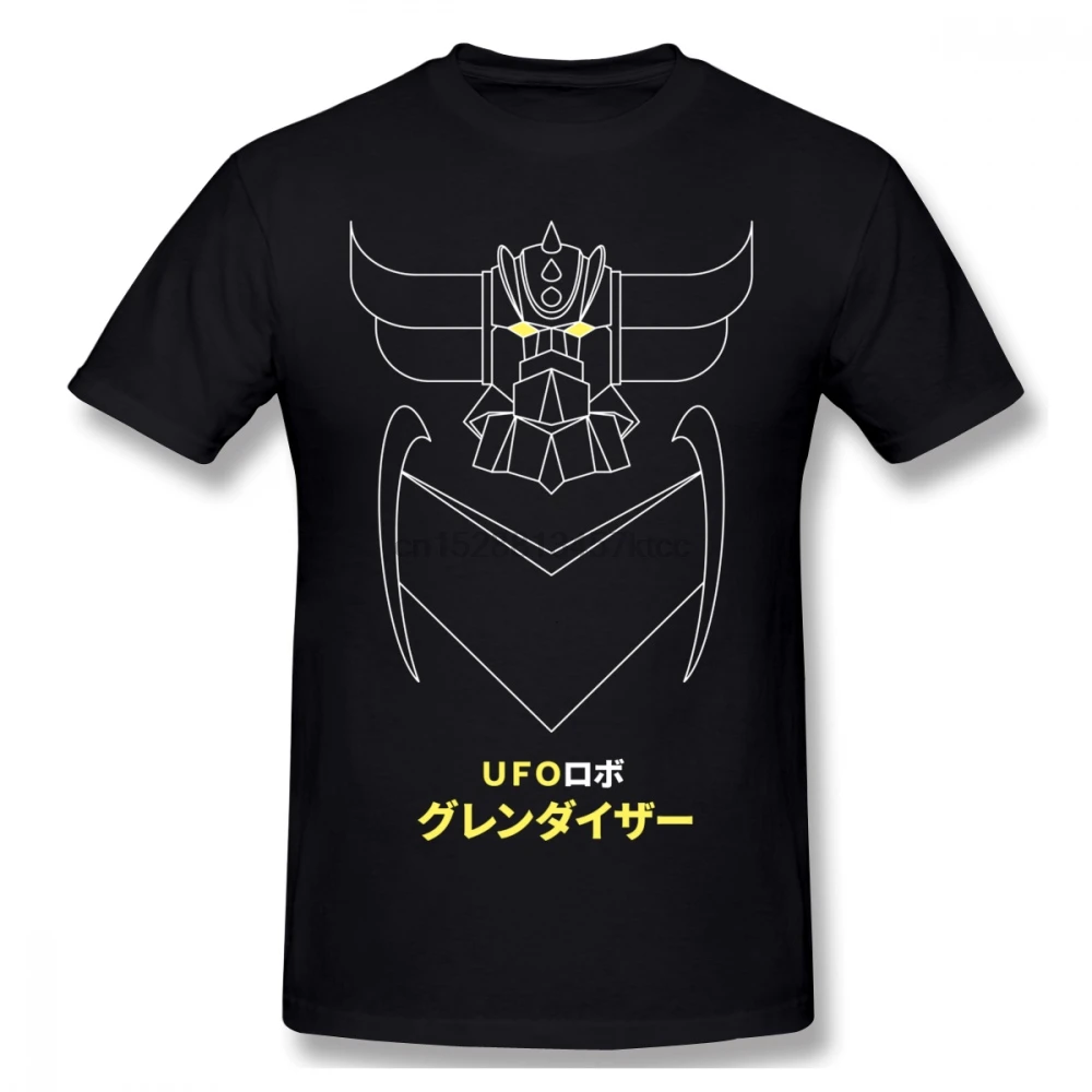 Awesome UFO Grendizer футболка Ретро японского аниме Мужская 100% хлопок большой размер